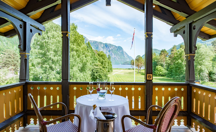 Hotel Dalen room with garden view, norway