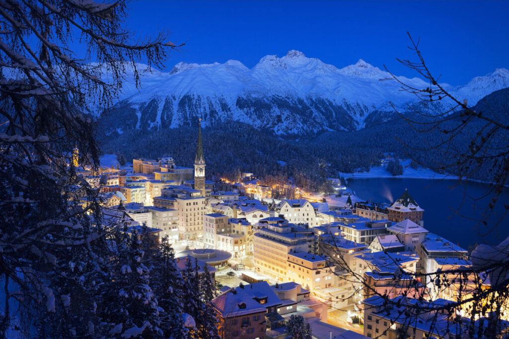 St. Moritz by night