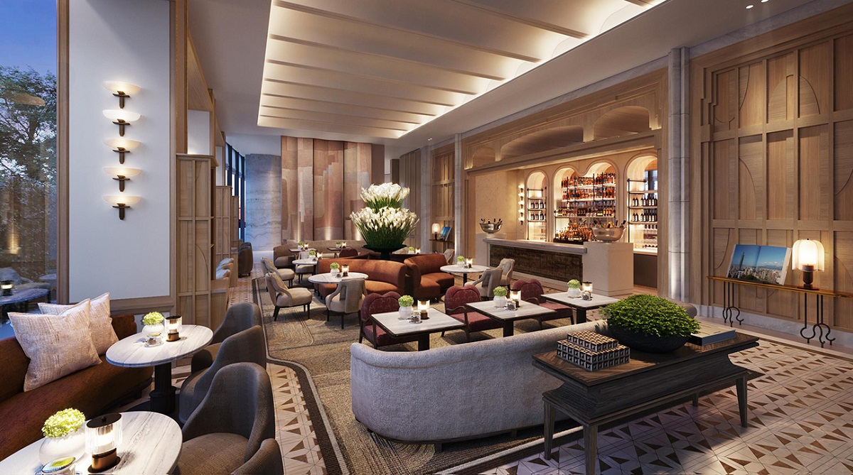 lobby and lounge in Capella Taipei