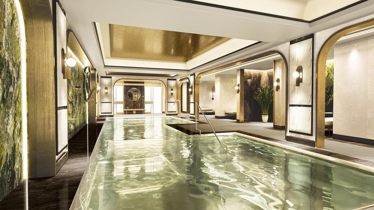 The subterranean pool at Mandarin Oriental Vienna, set to open later this year