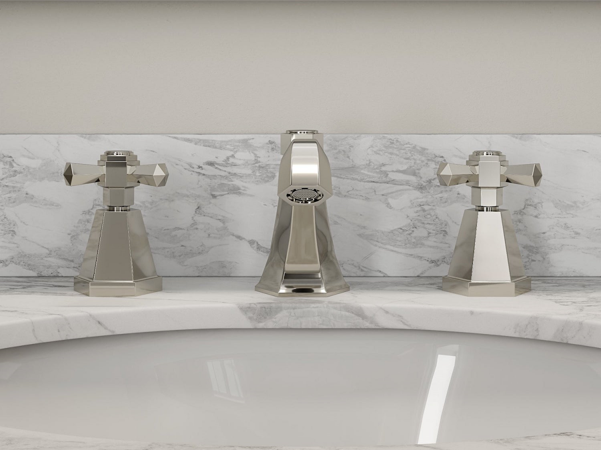 period style Kensington taps in chrome