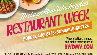 MoCo Eateries Participating In Washington, DC’s Summer Restaurant Week 2025