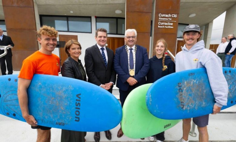 €1.4 million Curracloe Water Sports Facility officially opens in County Wexford €1.4 million Curracloe Water Sports Facility officially opens in County Wexford