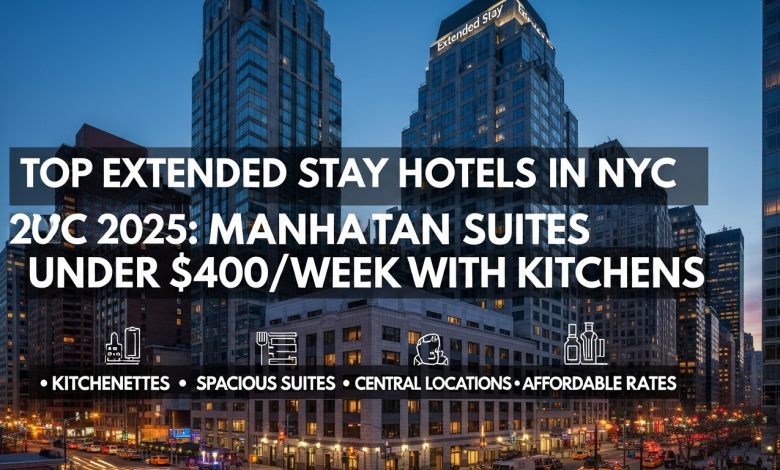 Top Extended Stay Hotels in NYC 2025: Manhattan Suites Under 0/Week with Kitchens Top Extended Stay Hotels in NYC 2025: Manhattan Suites Under 0/Week with Kitchens
